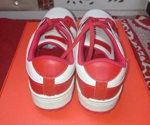 Yousta Red &amp; White low Top Sneakers