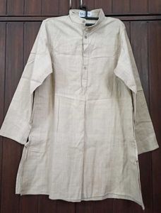 Men's Beige Kurta
