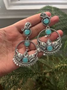 Boho Elephant Jhumka Earrings