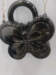 Butterfly Lock Clutch Bag