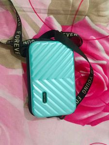 Cute Teal Mini Bag with Strap
