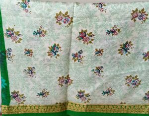 Lightweight Floral Print Saree