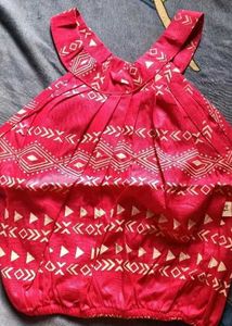 Cute Pink Top And Bottom Set