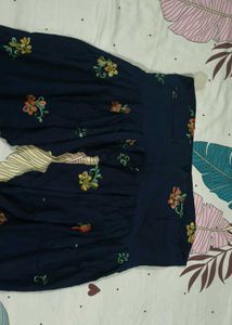 Elegant Embroidered Suit with Multicolor Dupatta