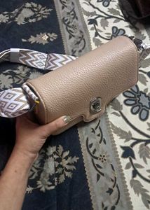 Beige Crossbody Bag