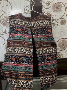 Boho Print Sleeveless Top