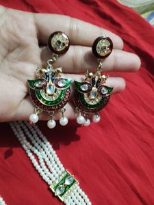 Exquisite Peacock Design Necklace Set