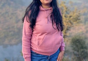 Casual Pink Pullover Hoodie