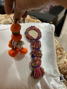 Handmade Pom-Pom &amp; Mirror Tassels
