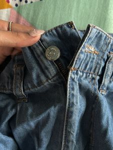Stylish Wide Leg Denim Jeans