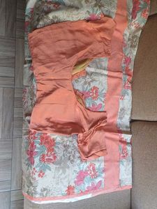 Crepe Saree with Blouse