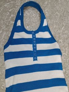 A Knitwear Bodycon Backless Dress