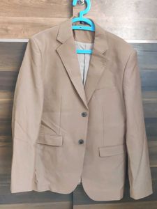 Men's Beige Blazer with Pants