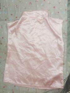 Elegant Satin Sleeveless Top