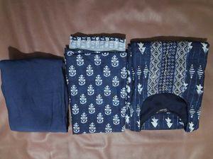 Beautiful Blue Kurta Set XL