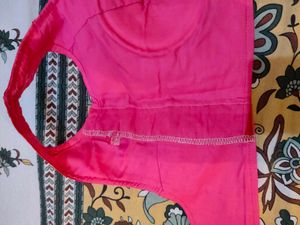 Vibrant Pink Silk Blouse