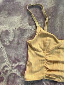 Peach Crop Top