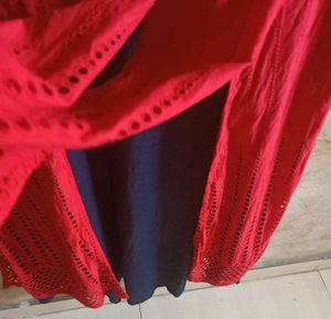 women flore length cotton anarkali kurta