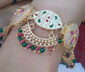 a very beautiful hand bracelet ( party wear)