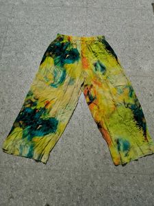 Boho Tie-Dye Palazzo Pants