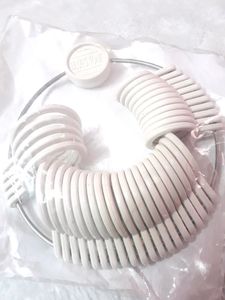 BLUE Stone Ring Sizer White