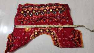 Stunning Red &amp; Yellow Lehenga Choli
