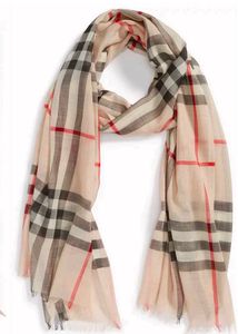 Authentic Burberry Silk/Cashmere Giant Scarf