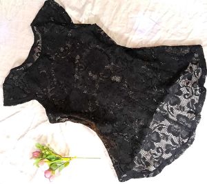Lace Black Top