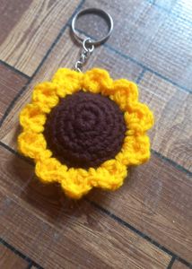 Sunflower Keychain
