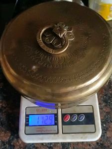 Vintage Brass Decorative/chapati Box