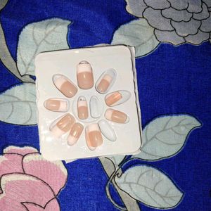 French Tip False Nails Set