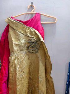Stunning Gold &amp; Pink one piece