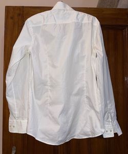 BOSS Classic White Button-Up Shirt
