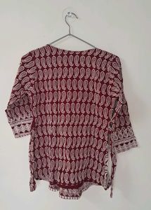 Paisley Print Top