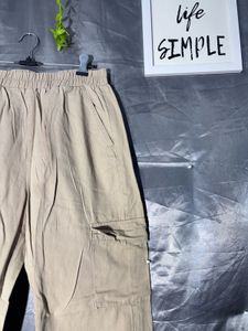 Stylish Beige Cargo Pants