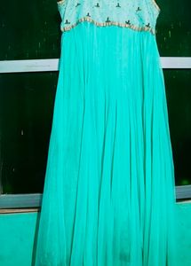 Gown With Salwar Dupatta