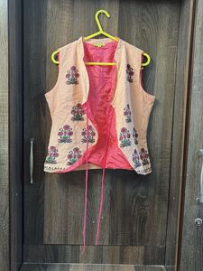 Ethnic Sleeveless Jacket