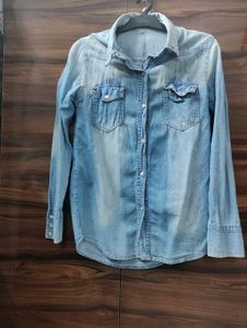 Denim Button-Down Shirt