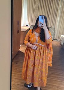 Jaipuri Print Cotton Alia-cut Suit