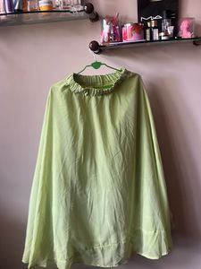 Botique Light Green Flowy Tunic Top