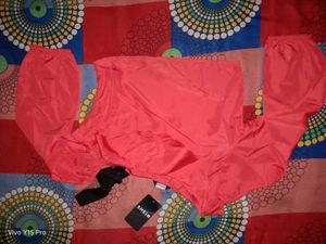 Red Ruffle One-Shoulder Top