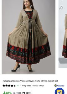 Boho Tiered Floral Maxi Dress with Embroidered Det