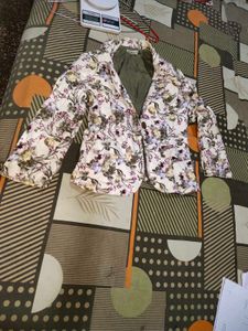 Floral Print Blazer