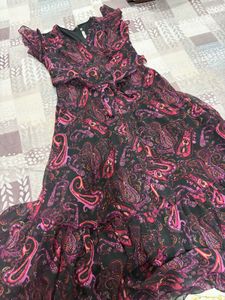 Stylish Paisley Print Wrap Dress💕