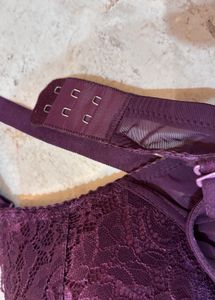 clovia Purple Lace Bra