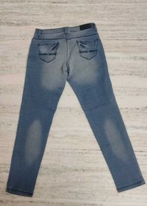 Light Blue Distressed Jeans