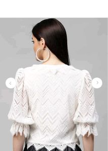 Chic Lace Puff Sleeve Top