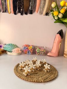 pearl mini claw metal clips 10 pcs