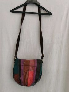 the sak Patchwork Leather Crossbody Bag