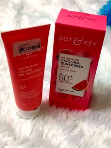 Pack Of 2 Dot &amp; Key Facewash And Sunscreen